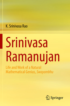 Couverture de l’ouvrage Srinivasa Ramanujan
