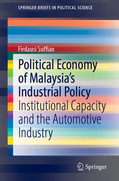 Couverture de l’ouvrage Political Economy of Malaysia’s Industrial Policy