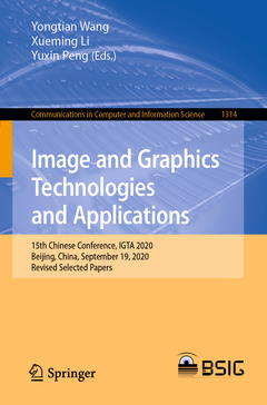 Couverture de l’ouvrage Image and Graphics Technologies and Applications