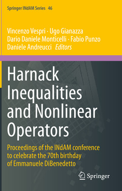 Couverture de l’ouvrage Harnack Inequalities and Nonlinear Operators