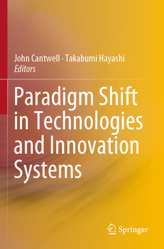 Cover of the book Paradigm Shift in Technologies and Innovation Systems