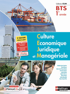 Couverture de l’ouvrage Culture économique juridique et managériale - BTS 1 (Manuel CEJM) Livre + licence élève - 2022