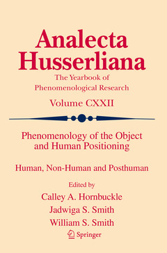 Cover of the book Phenomenology of the Object and Human Positioning