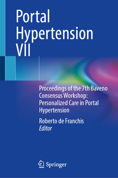 Couverture de l’ouvrage Portal Hypertension VII