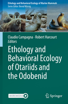 Couverture de l’ouvrage Ethology and Behavioral Ecology of Otariids and the Odobenid