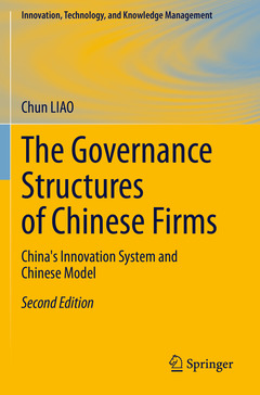 Cover of the book The Governance Structures of Chinese Firms