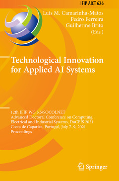 Couverture de l’ouvrage Technological Innovation for Applied AI Systems