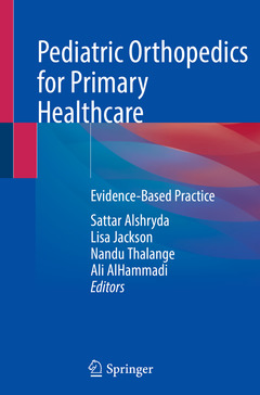 Couverture de l’ouvrage Pediatric Orthopedics for Primary Healthcare