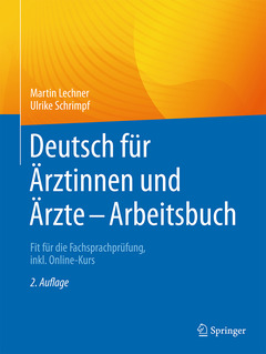 Couverture de l’ouvrage Deutsch für Ärztinnen und Ärzte - Arbeitsbuch