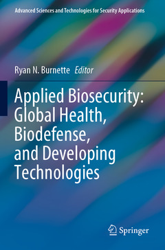 Couverture de l’ouvrage Applied Biosecurity: Global Health, Biodefense, and Developing Technologies