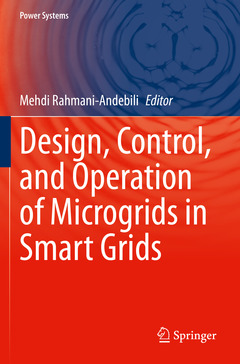 Couverture de l’ouvrage Design, Control, and Operation of Microgrids in Smart Grids