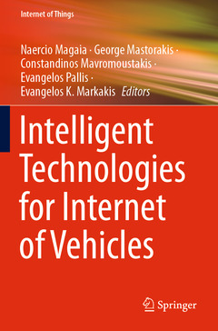 Couverture de l’ouvrage Intelligent Technologies for Internet of Vehicles