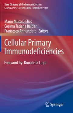 Couverture de l’ouvrage Cellular Primary Immunodeficiencies