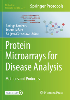 Couverture de l’ouvrage Protein Microarrays for Disease Analysis