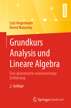Couverture de l’ouvrage Grundkurs Analysis und Lineare Algebra