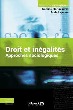 Cover of the book Droit et inégalités