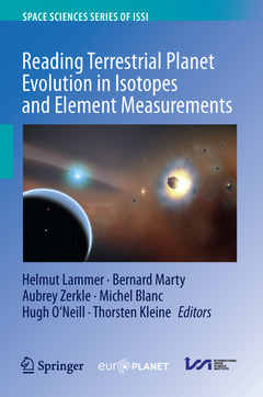 Couverture de l’ouvrage Reading Terrestrial Planet Evolution in Isotopes and Element Measurements