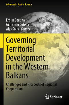 Couverture de l’ouvrage Governing Territorial Development in the Western Balkans