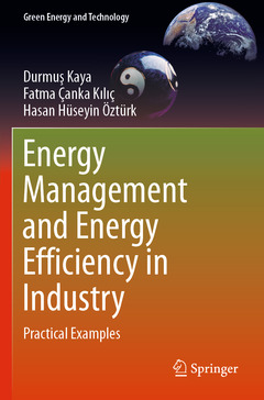 Couverture de l’ouvrage Energy Management and Energy Efficiency in Industry