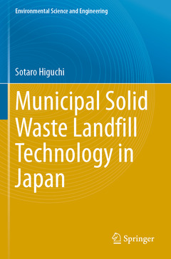 Couverture de l’ouvrage Municipal Solid Waste Landfill Technology in Japan