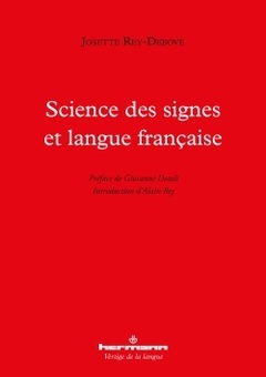 Couverture de l’ouvrage Science des signes et langue française
