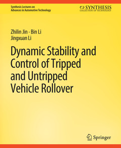 Couverture de l’ouvrage Dynamic Stability and Control of Tripped and Untripped Vehicle Rollover