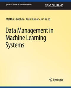 Couverture de l’ouvrage Data Management in Machine Learning Systems