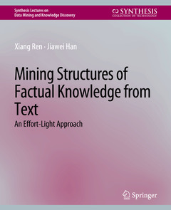 Couverture de l’ouvrage Mining Structures of Factual Knowledge from Text
