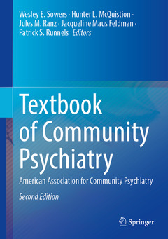 Couverture de l’ouvrage Textbook of Community Psychiatry