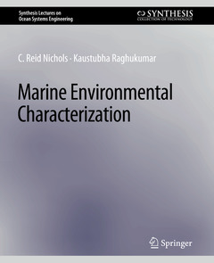 Couverture de l’ouvrage Marine Environmental Characterization