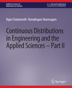 Couverture de l’ouvrage Continuous Distributions in Engineering and the Applied Sciences -- Part II
