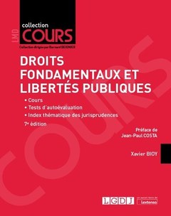 Couverture de l’ouvrage Droits fondamentaux et libertés publiques