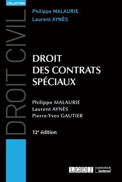 Cover of the book Droit des contrats spéciaux