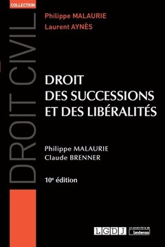 Cover of the book Droit des successions et des libéralités