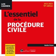 Cover of the book L'essentiel de la procédure civile