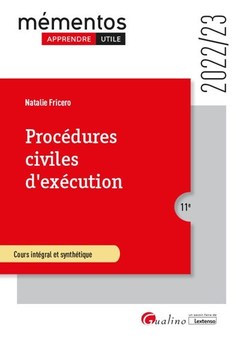 Cover of the book Procédures civiles d'exécution