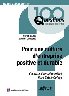 Couverture de l’ouvrage Pour une culture d'entreprise positive et durable