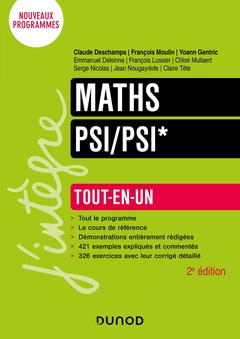 Couverture de l’ouvrage Maths Tout-en-un PSI/PSI* - 2e éd.