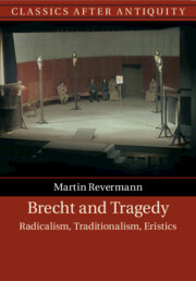 Couverture de l’ouvrage Brecht and Tragedy