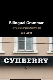 Couverture de l’ouvrage Bilingual Grammar