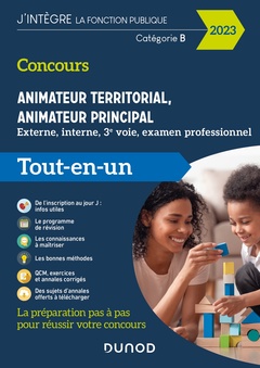 Cover of the book Concours Animateur territorial, animateur principal - 2023