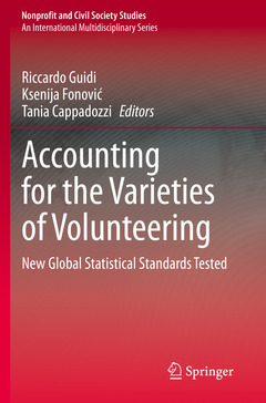 Couverture de l’ouvrage Accounting for the Varieties of Volunteering