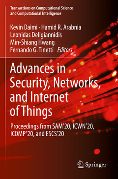 Couverture de l’ouvrage Advances in Security, Networks, and Internet of Things