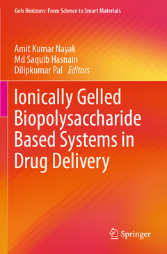 Couverture de l’ouvrage Ionically Gelled Biopolysaccharide Based Systems in Drug Delivery