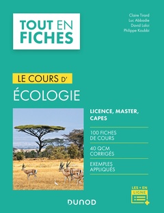 Cover of the book Le cours d'écologie