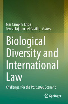 Couverture de l’ouvrage Biological Diversity and International Law
