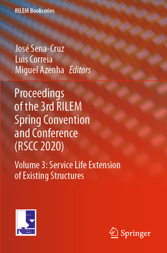 Couverture de l’ouvrage Proceedings of the 3rd RILEM Spring Convention and Conference (RSCC 2020)