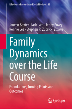 Couverture de l’ouvrage Family Dynamics over the Life Course