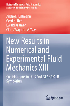 Couverture de l’ouvrage New Results in Numerical and Experimental Fluid Mechanics XIII