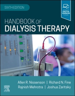 Couverture de l’ouvrage Handbook of Dialysis Therapy